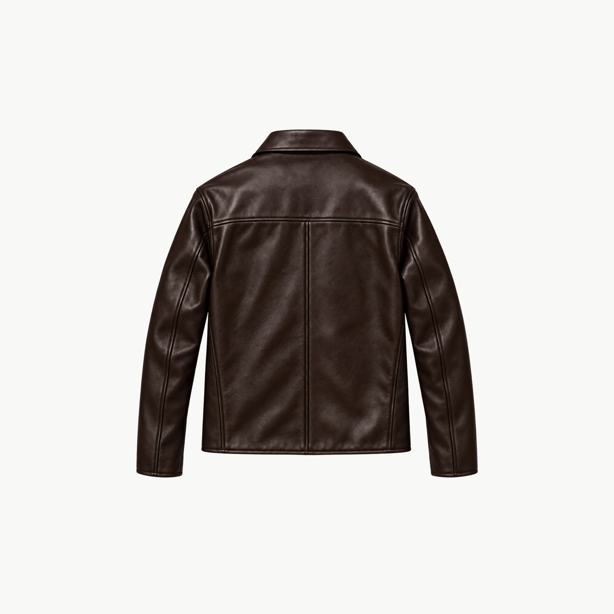 Brown Faux Leather Jacket
