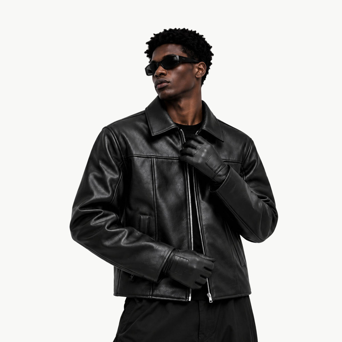 J1 Pure Leather Jacket - Black