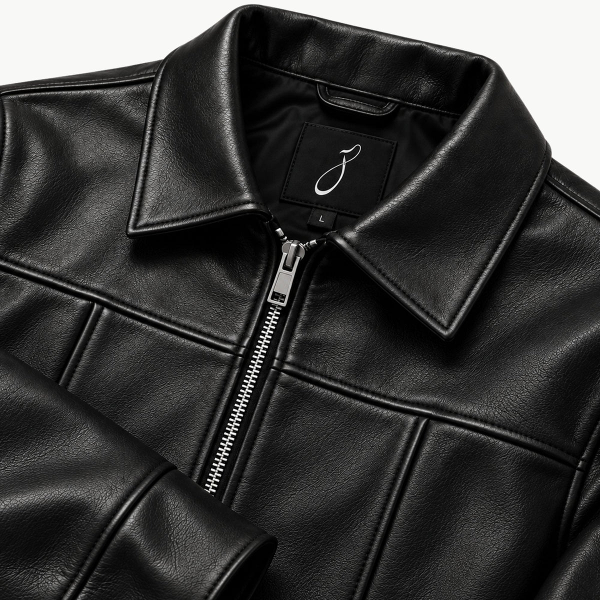 Black Faux Leather Jacket