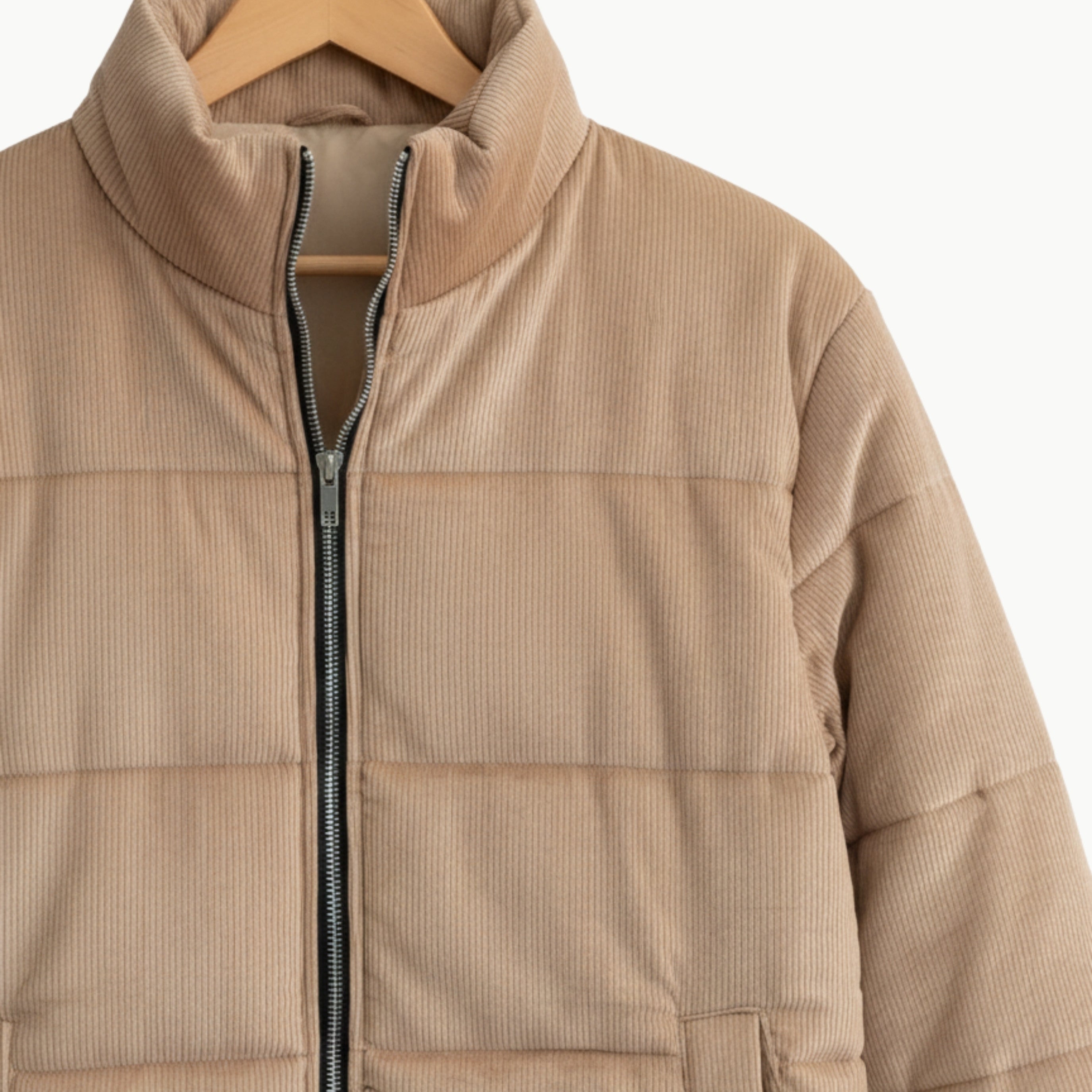 Corduroy Puffer Jacket