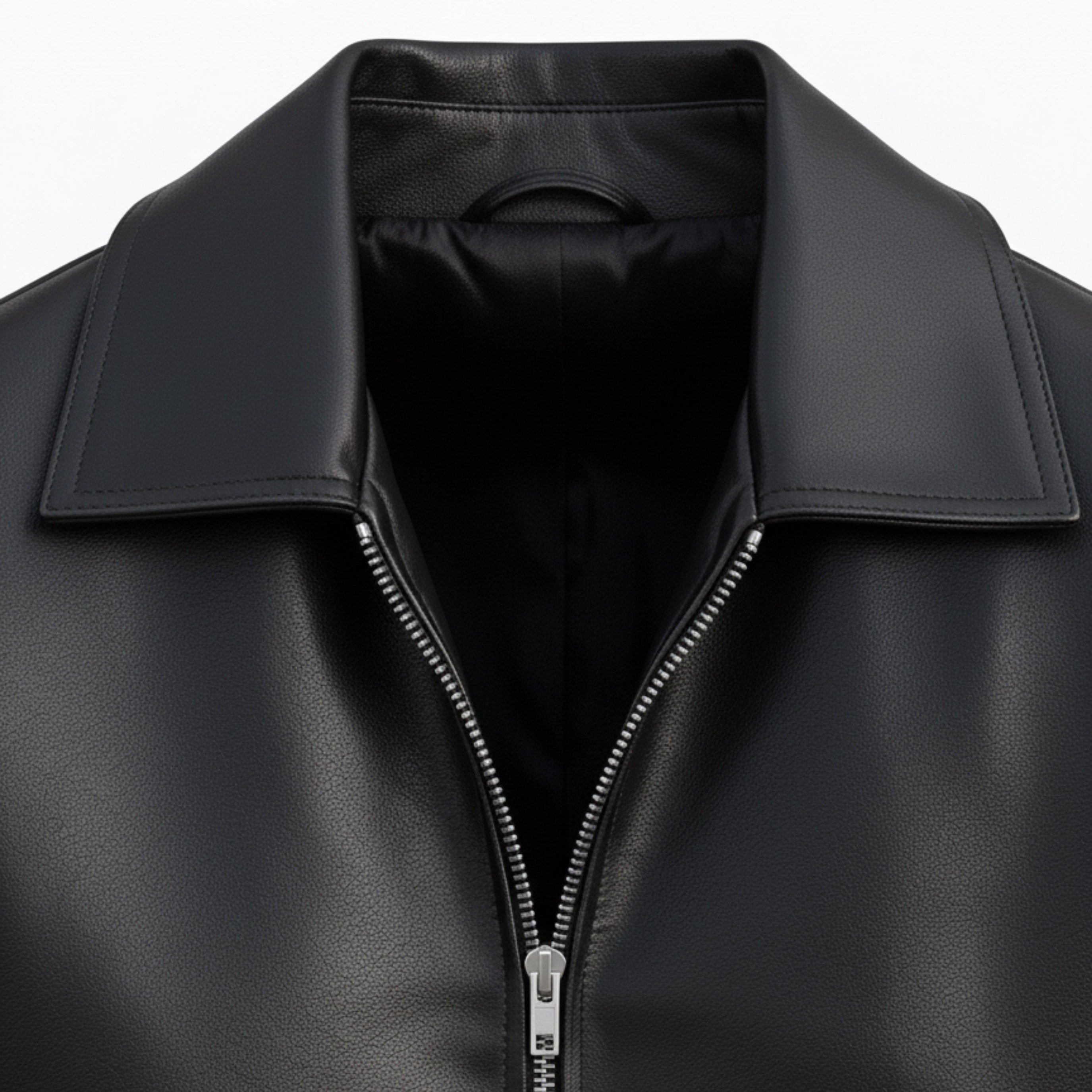 Black Faux Leather Jacket