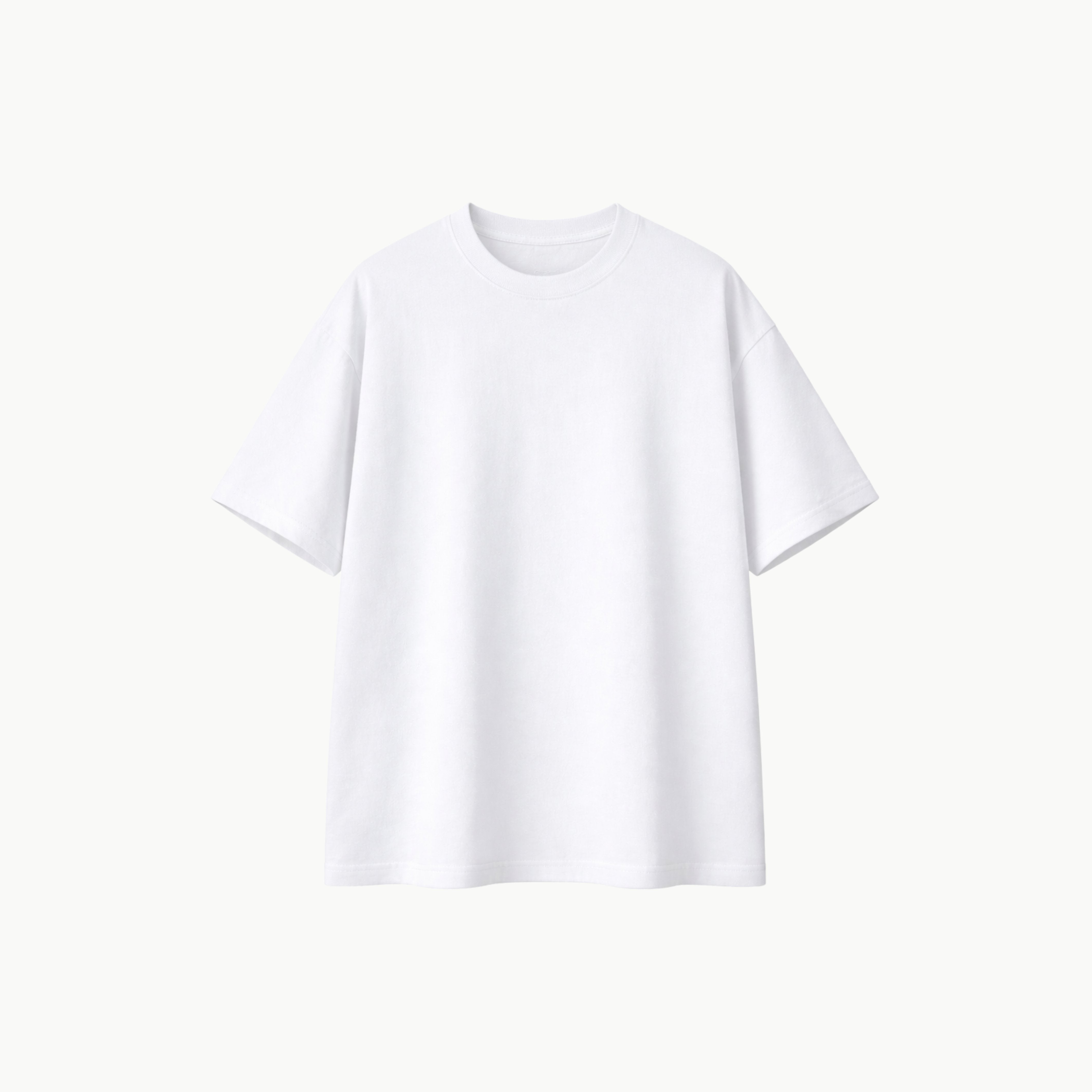 White Basic Over Size T-Shirt