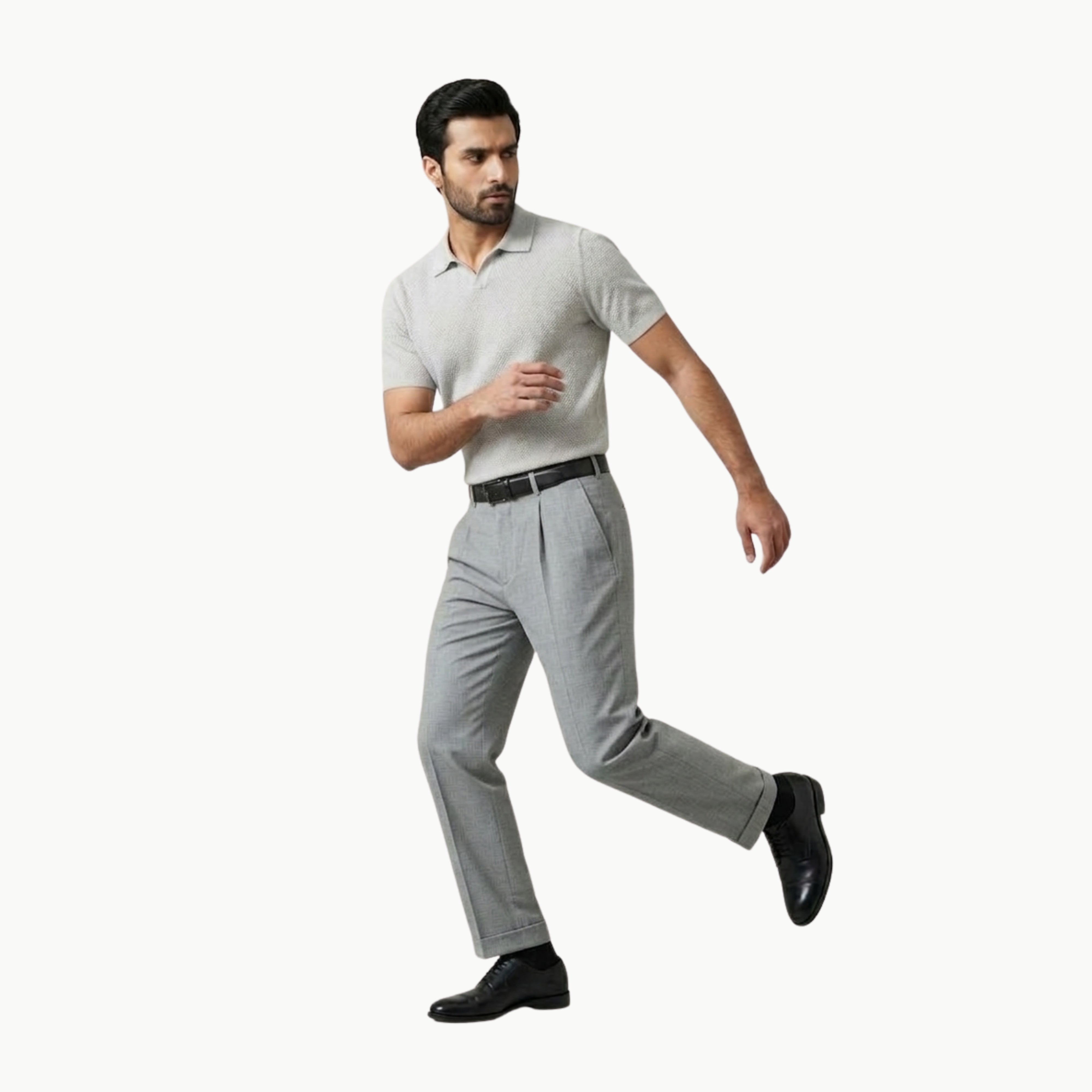 Light Grey Korean Pants