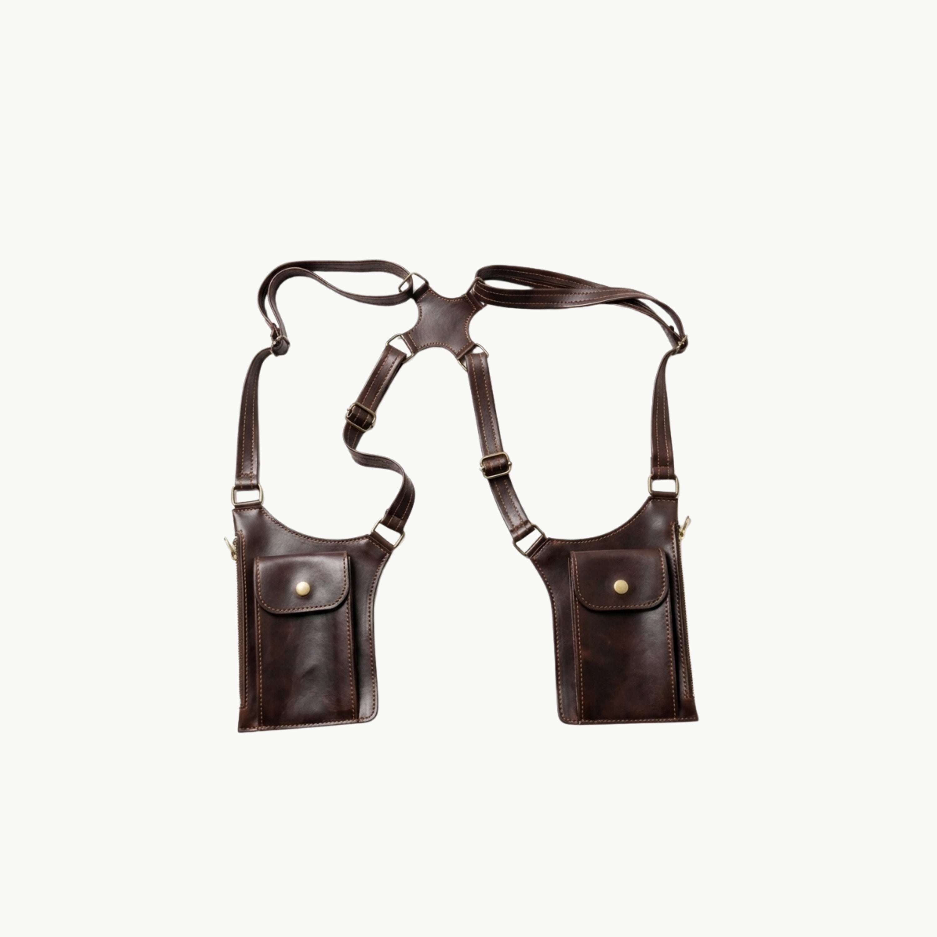 Dark Brown Body Harness