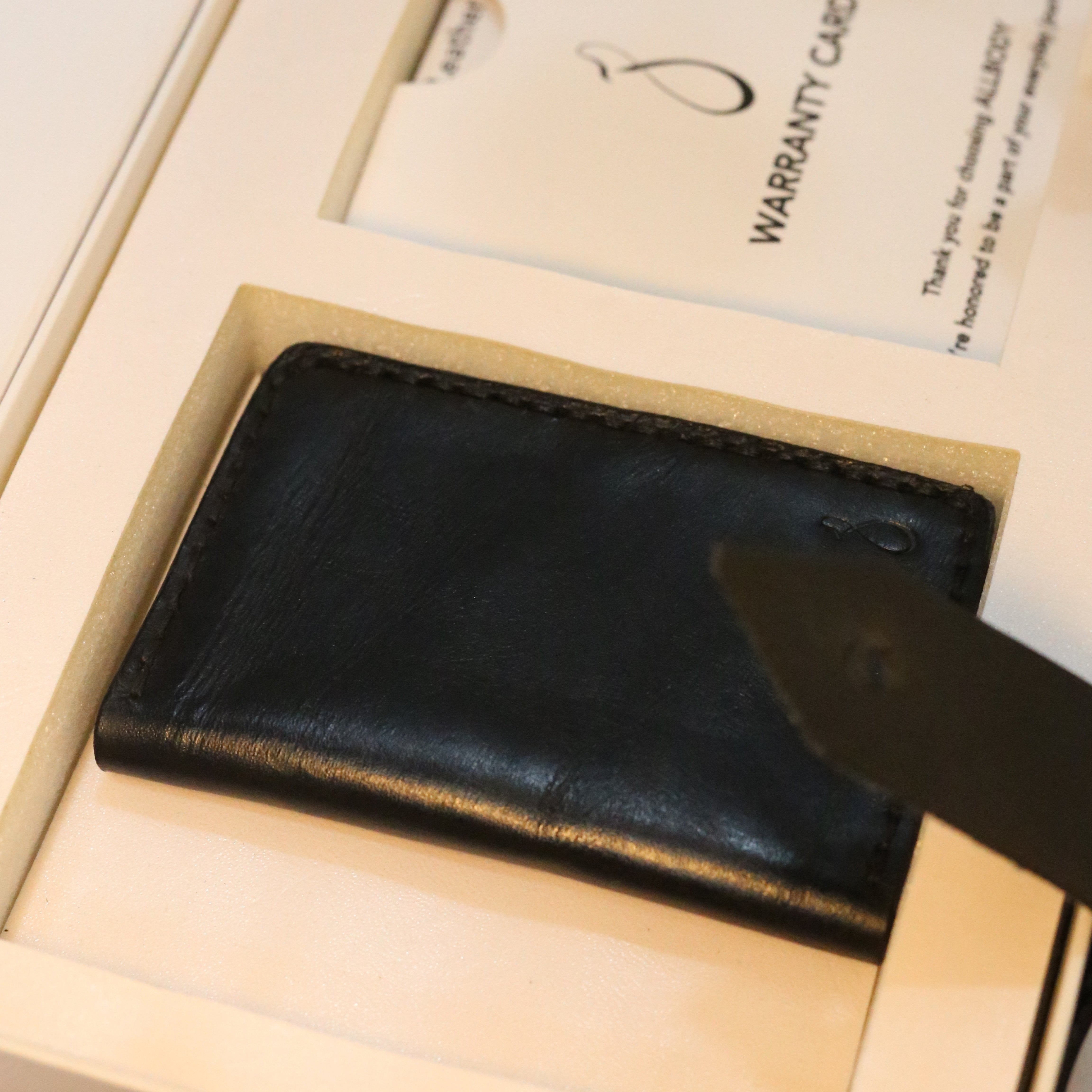 W5 Handmade Leather Wallet Black & Brown