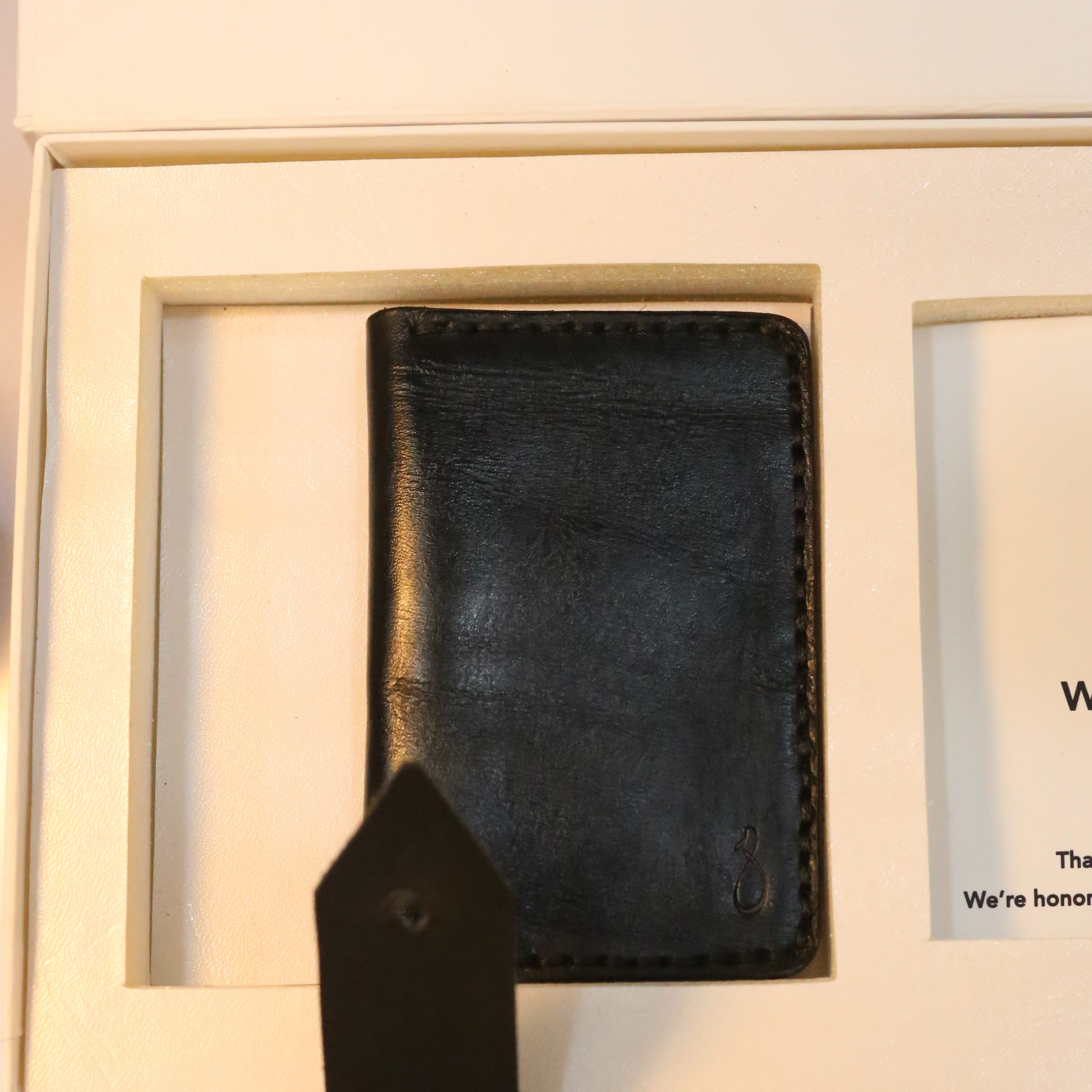 W5 Handmade Leather Wallet Black & Brown