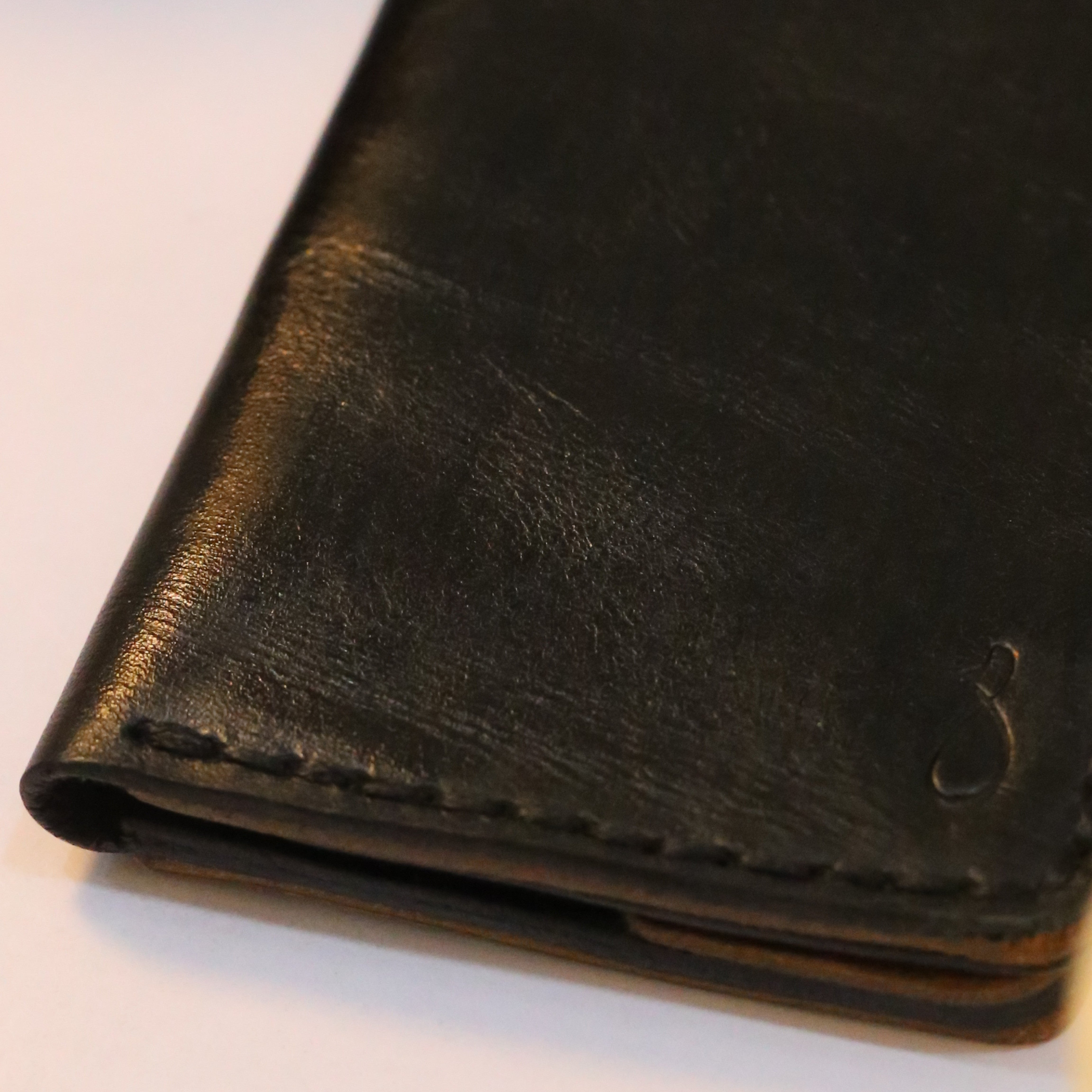 W5 Handmade Leather Wallet Black & Brown