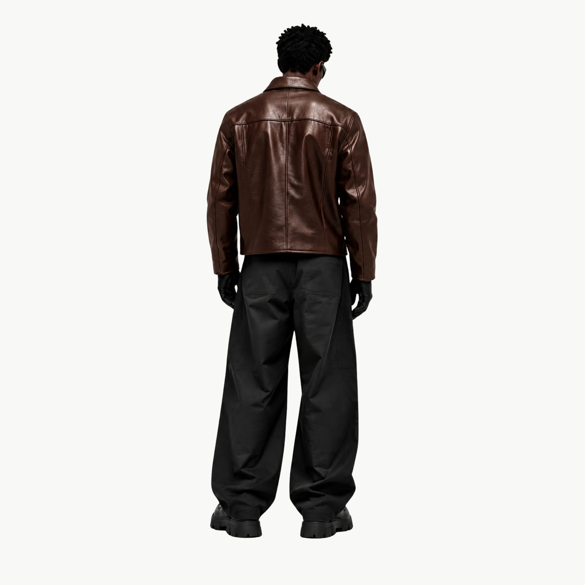 J1 Pure Leather Jacket - Brown