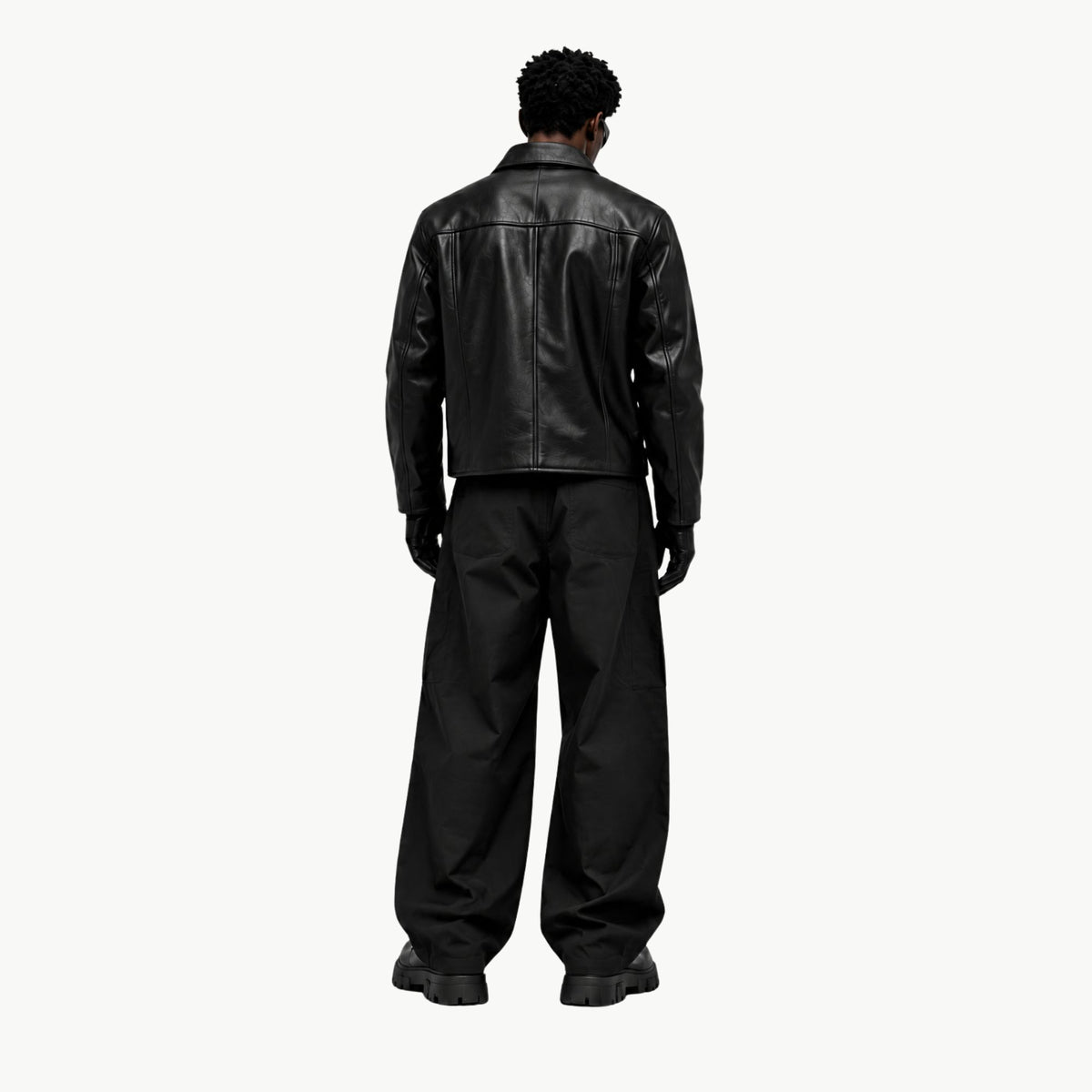 J1 Pure Leather Jacket - Black