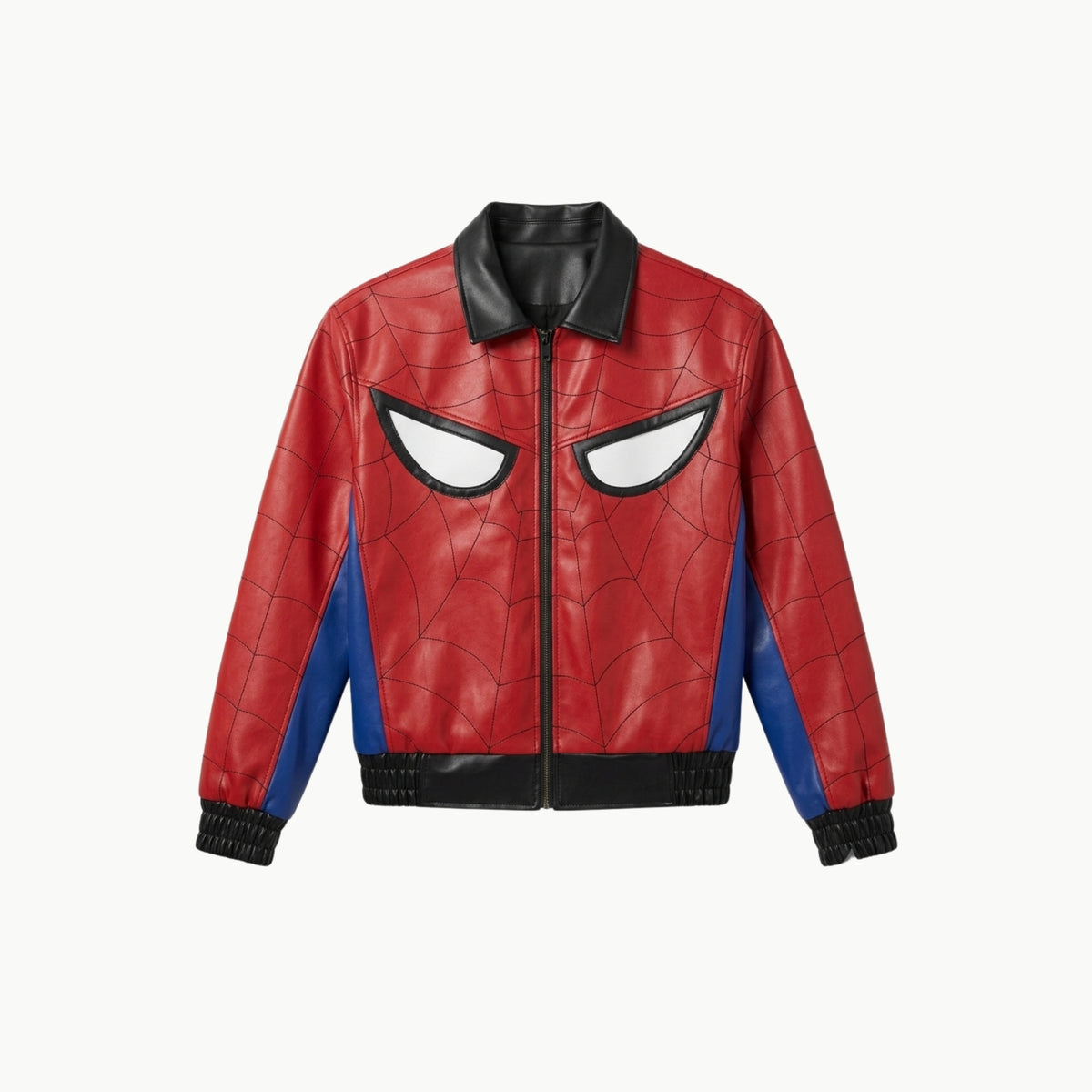 Spiderman Leather Jacket - Double Sided