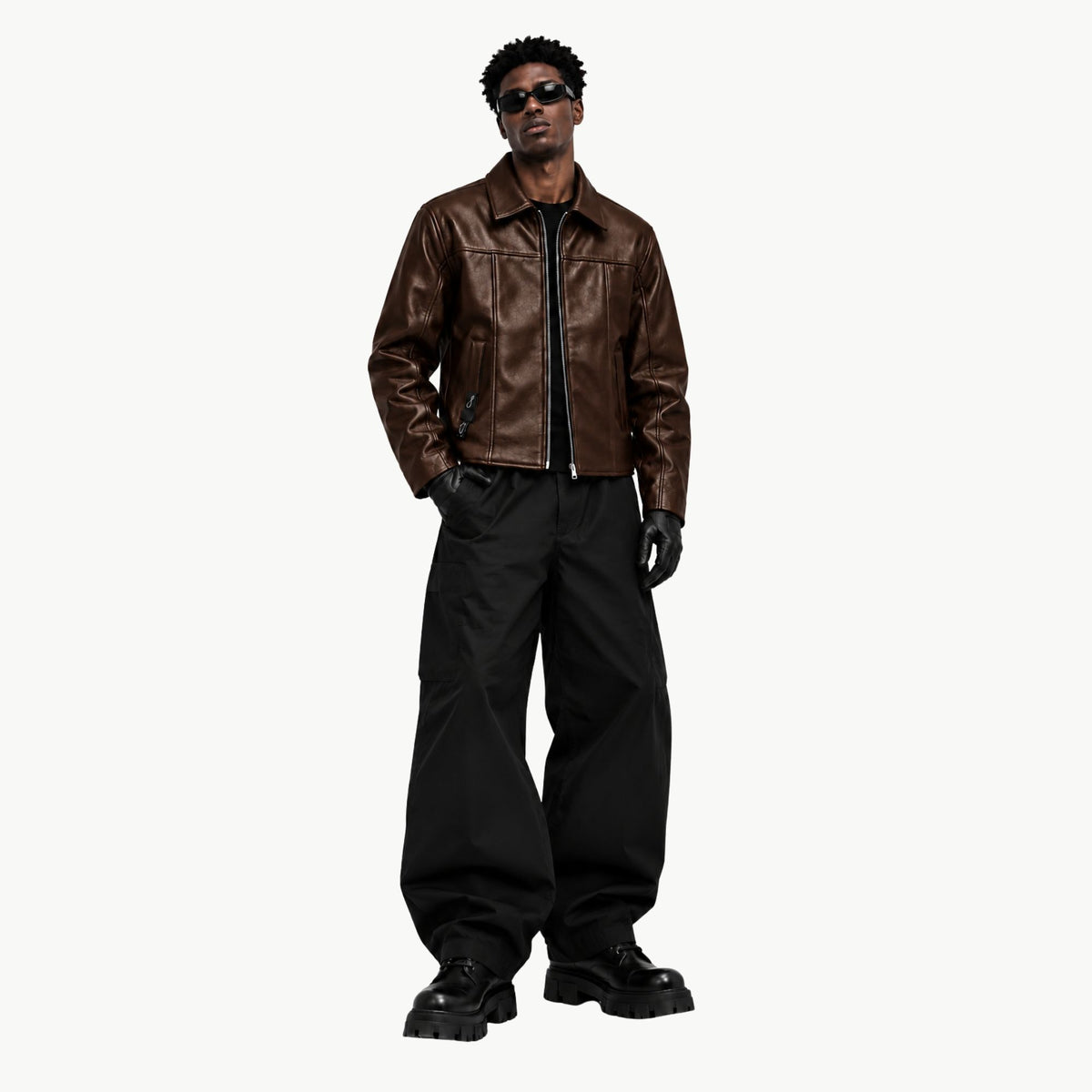 J1 Pure Leather Jacket - Brown