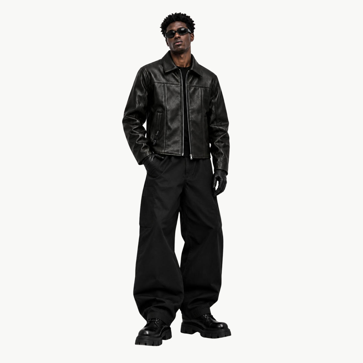 J1 Pure Leather Jacket - Black