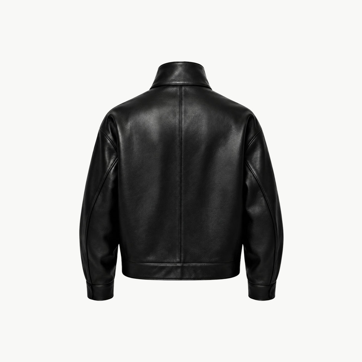 Shift Jacket Black - Faux Leather