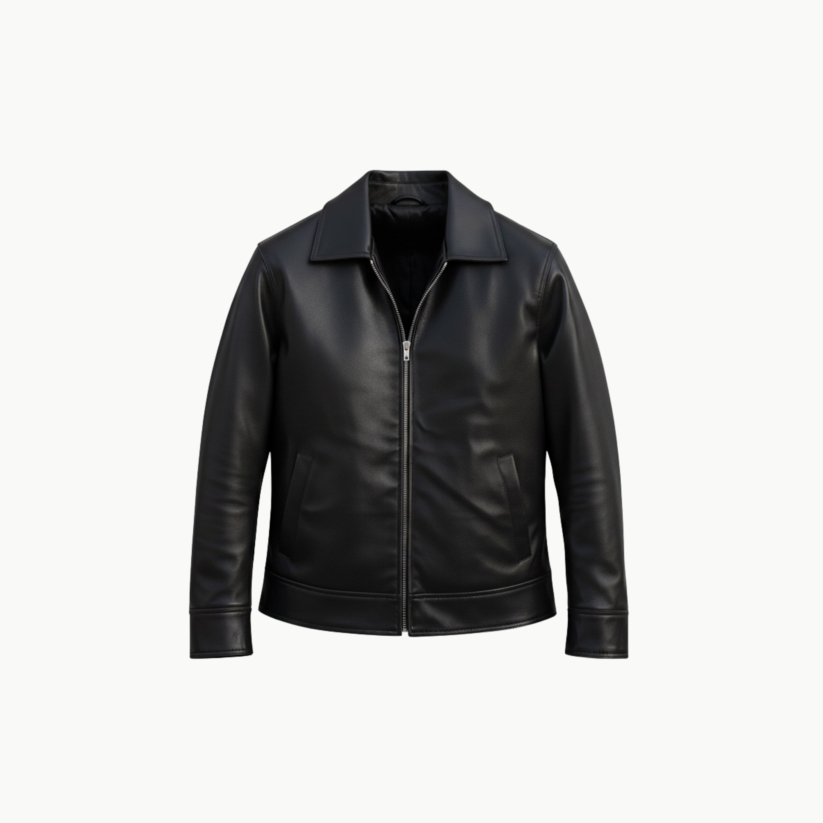 Black Faux Leather Jacket