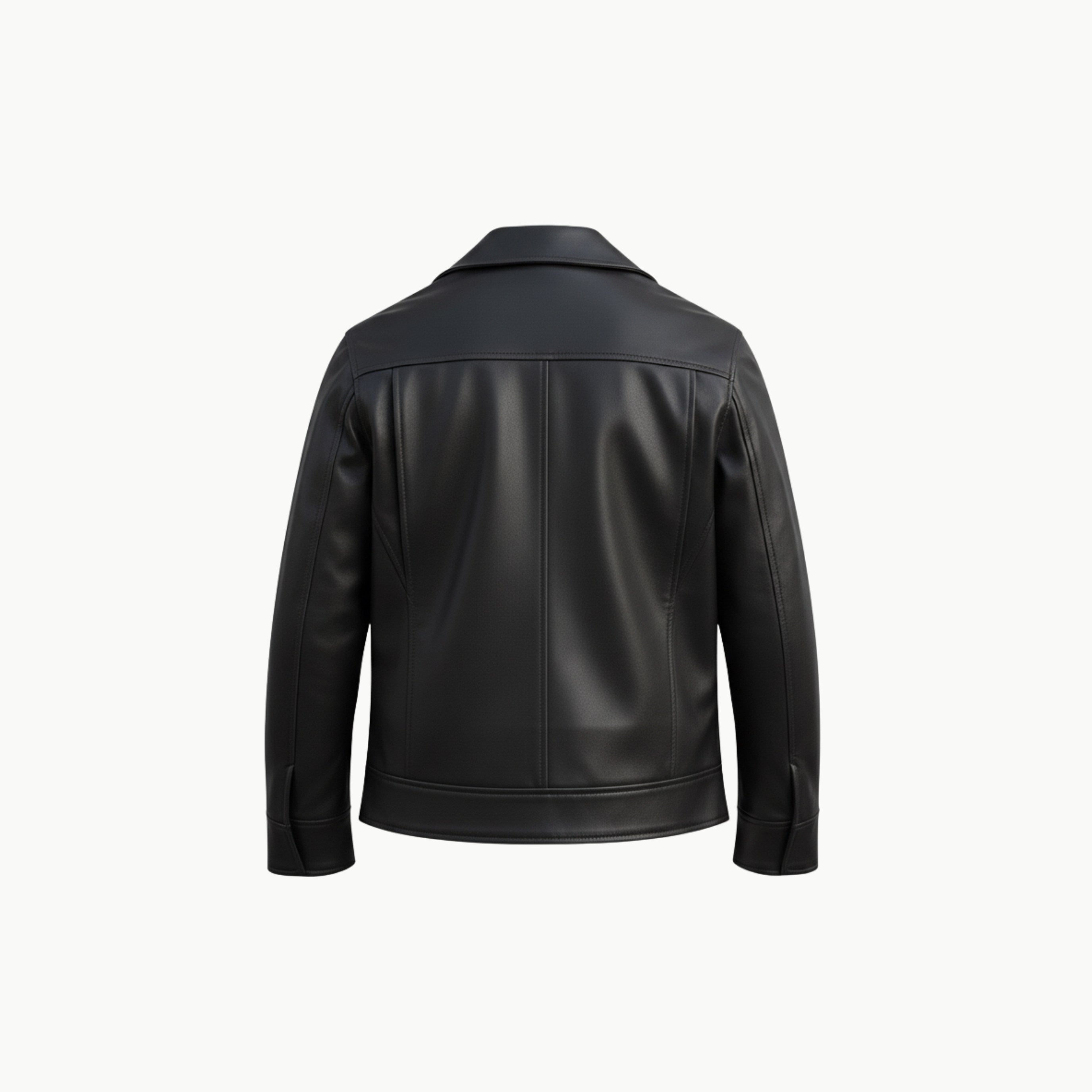 Black Faux Leather Jacket