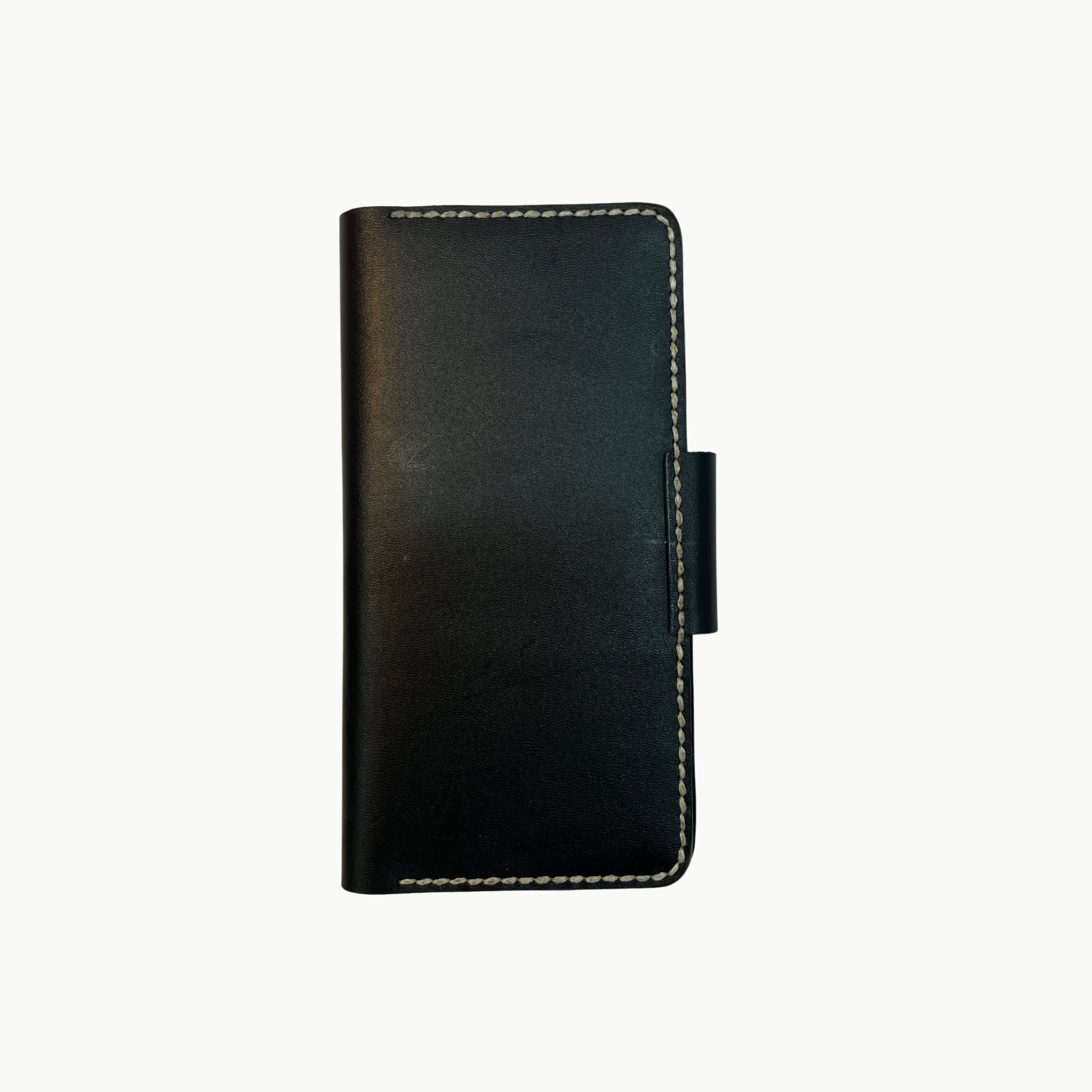 M1 Handmade Long Leather Wallet Black