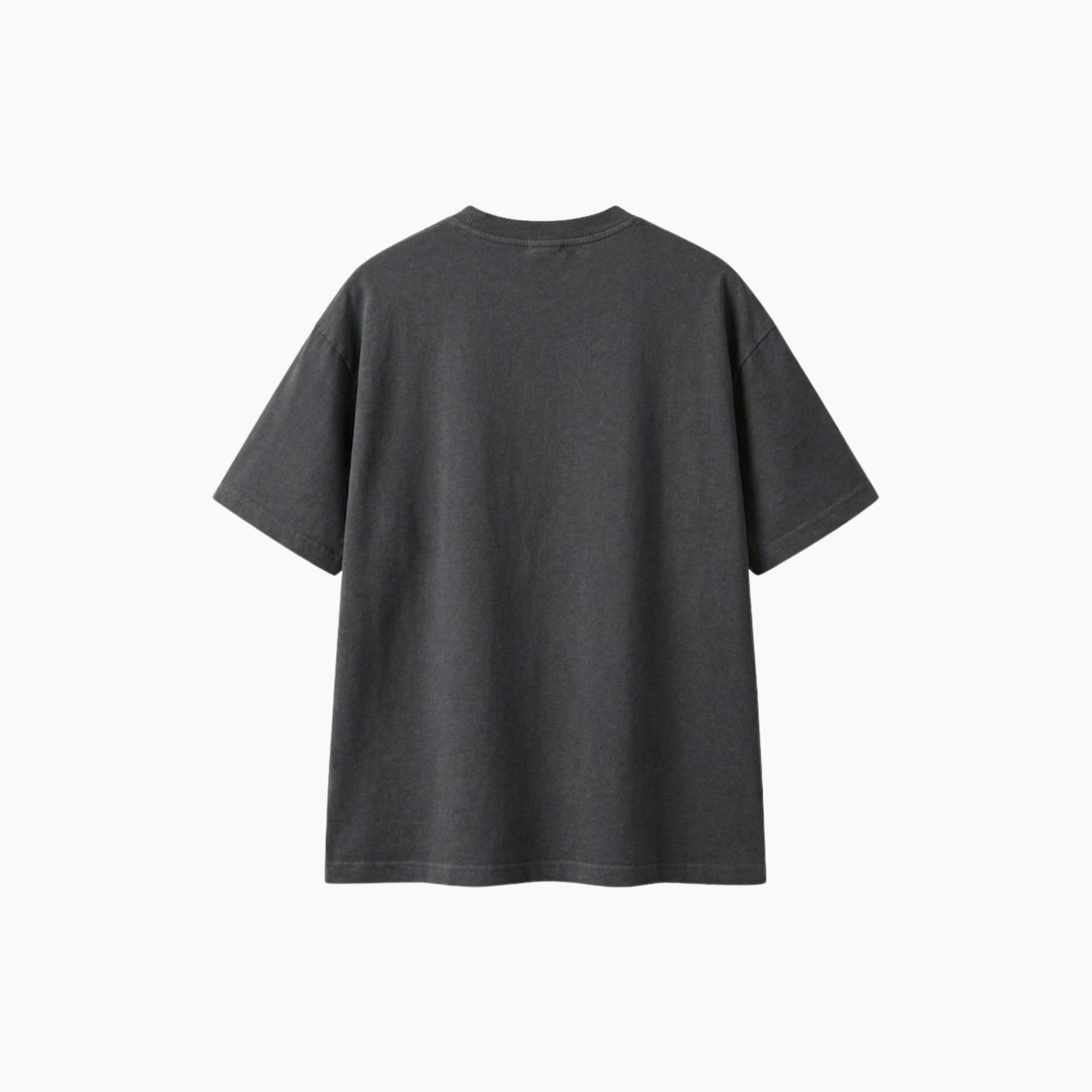 Charcoal Grey Basic Oversize T-Shirt