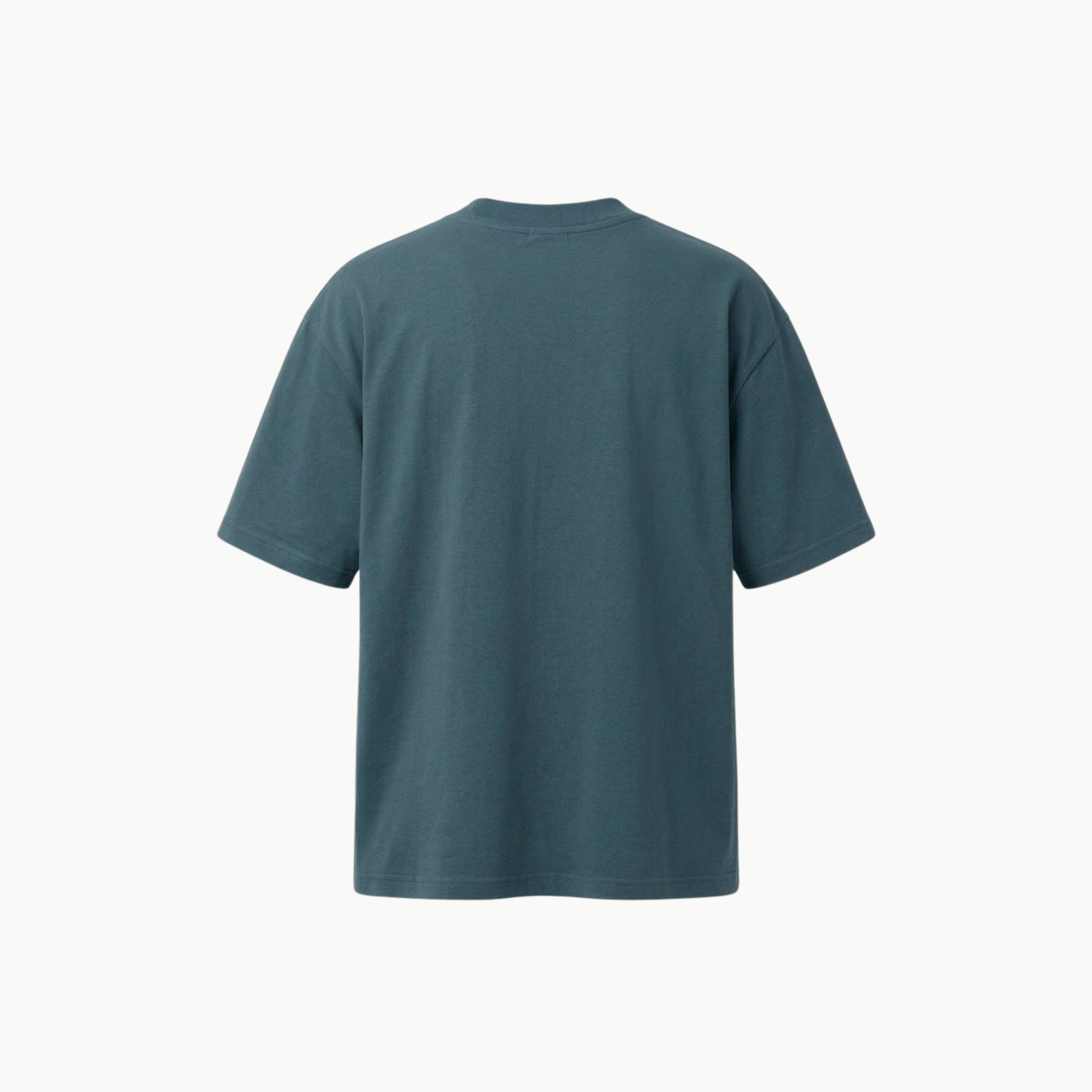 Steel Blue Basic Over Size T-Shirt