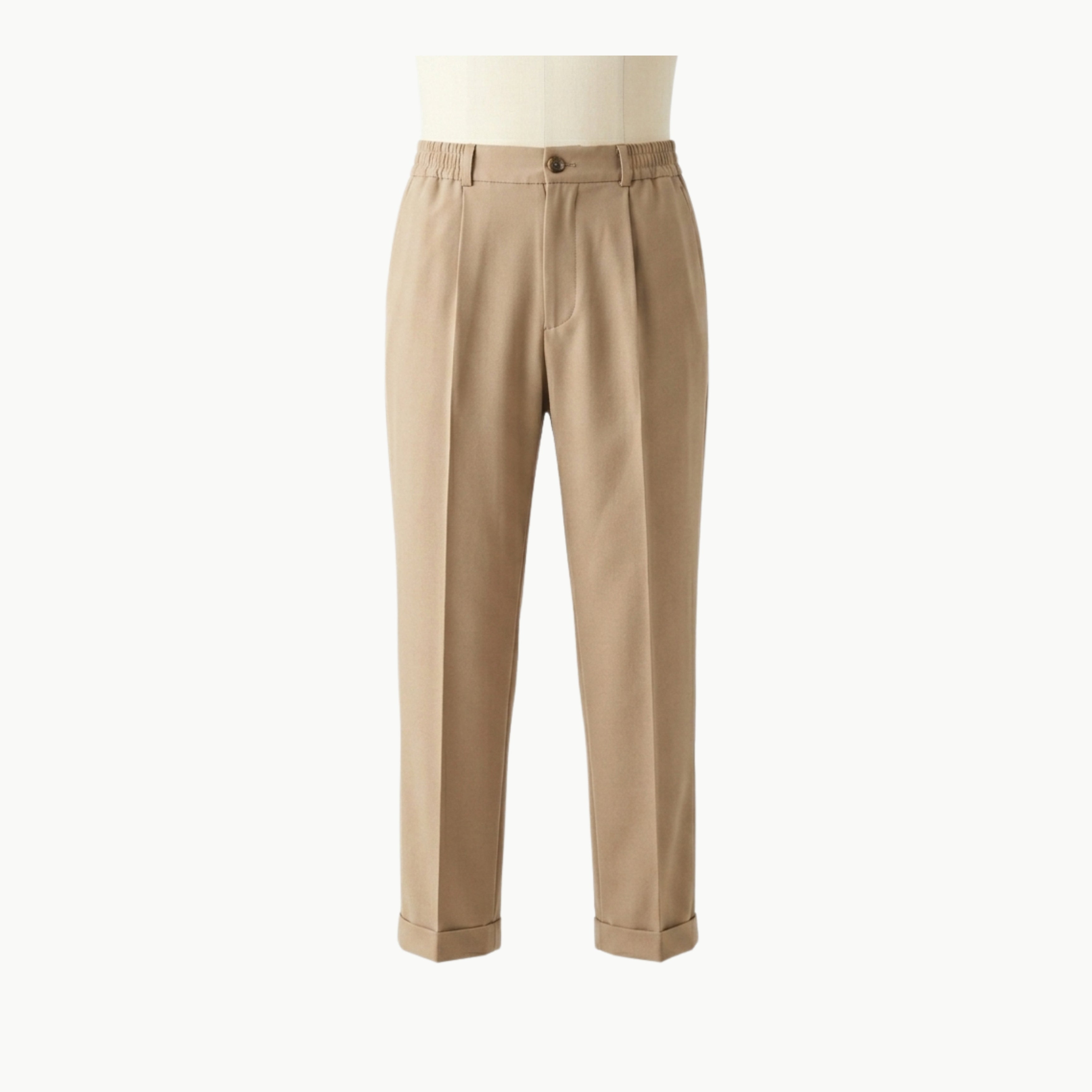 Light Camel Korean Pants