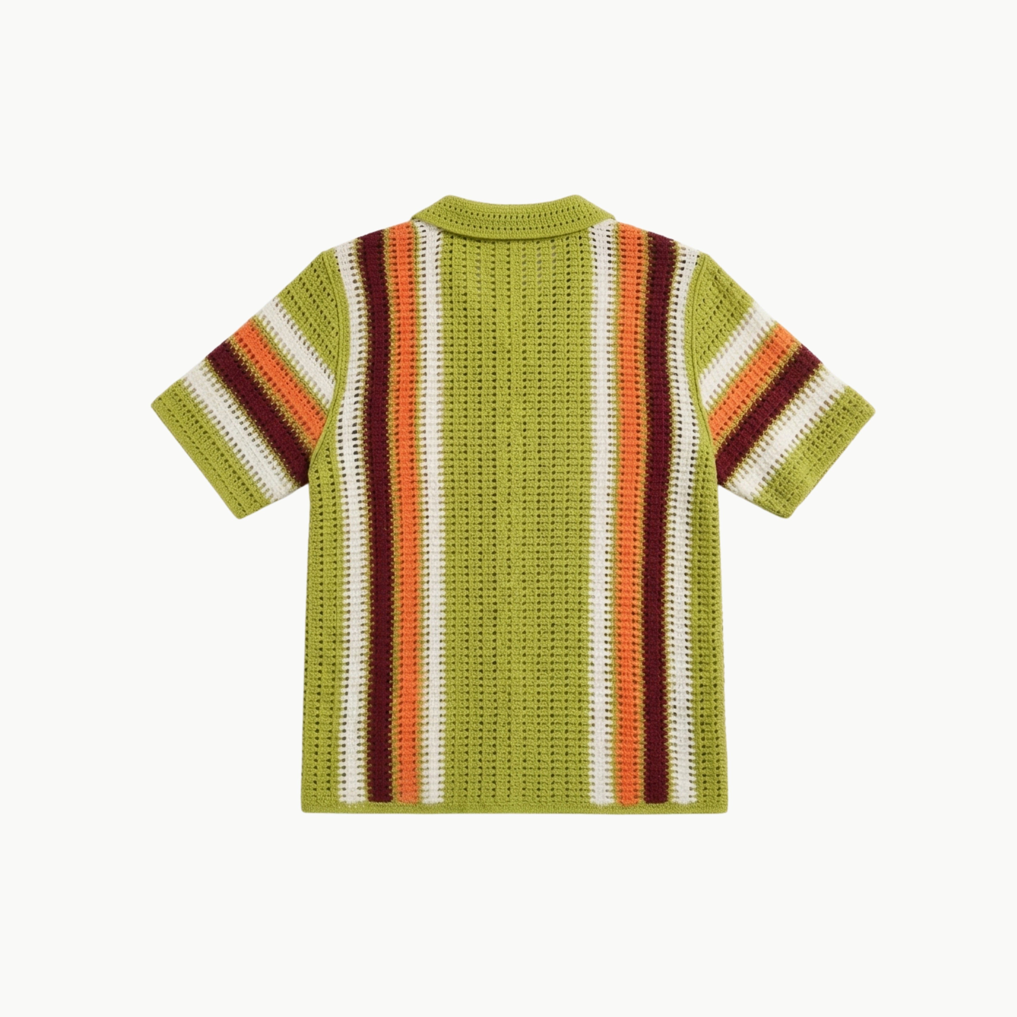 Handmade Crochet Shirt Parrot-Orange