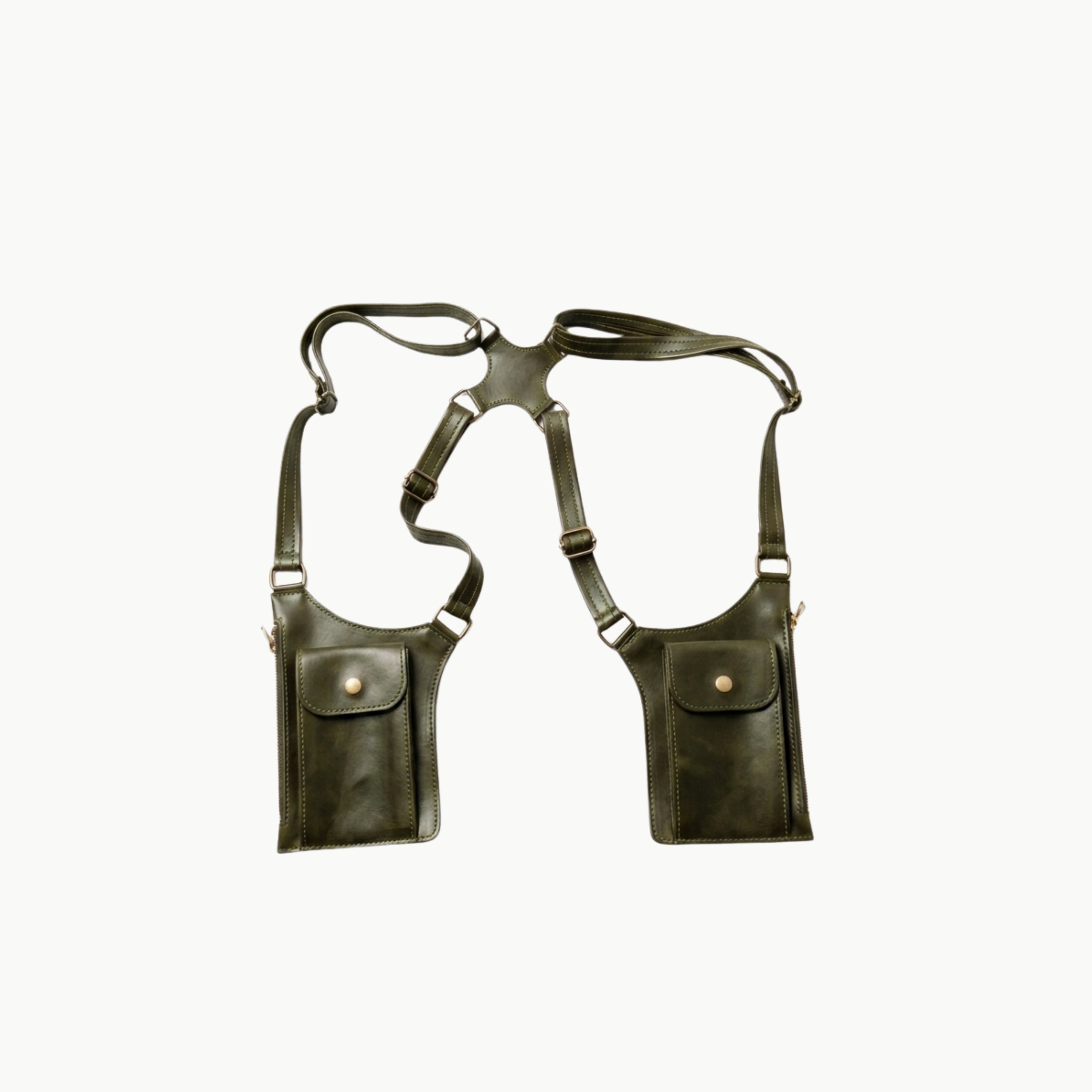 Olive Green Body Harness