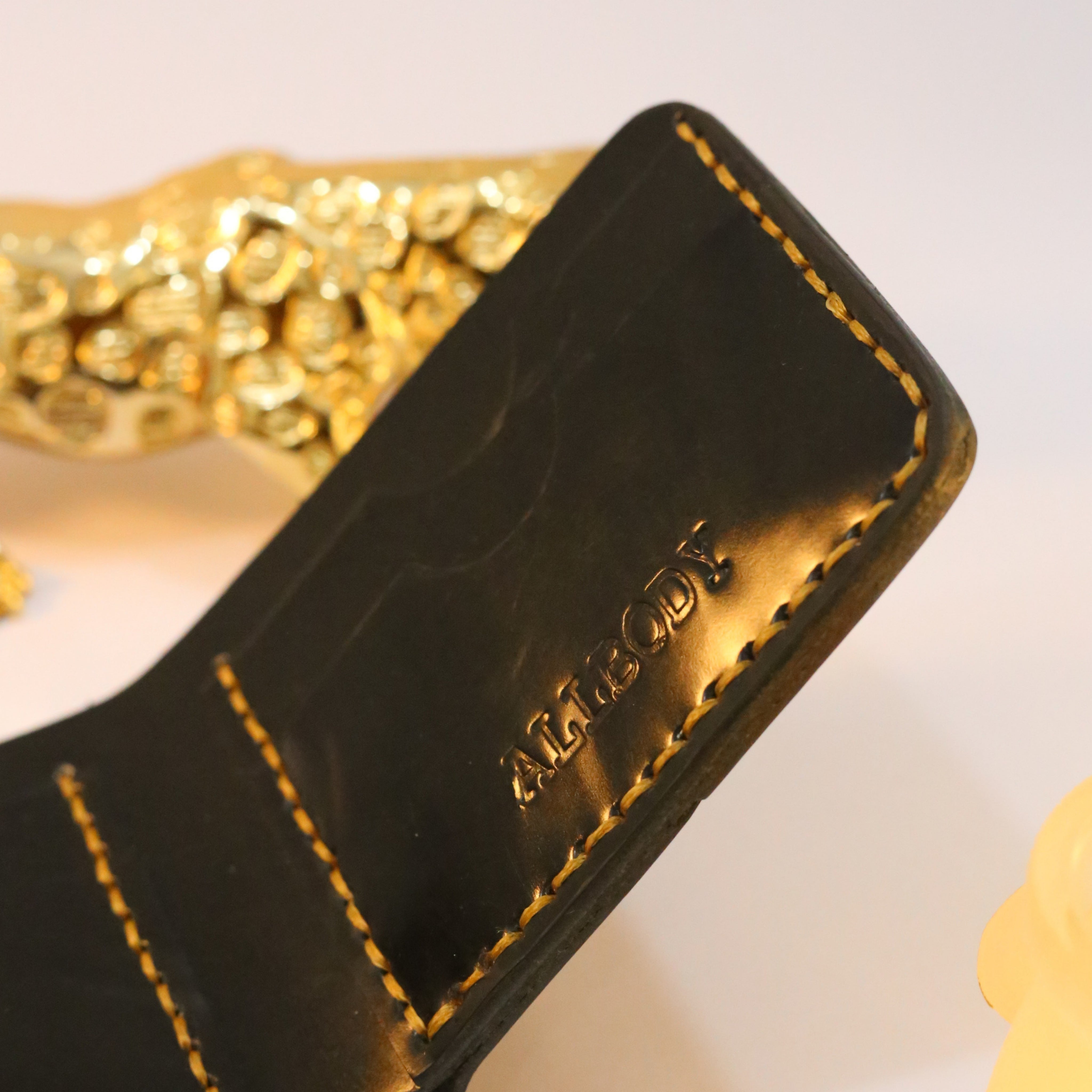 W2 Bi-Fold Handmade Leather Wallet Black