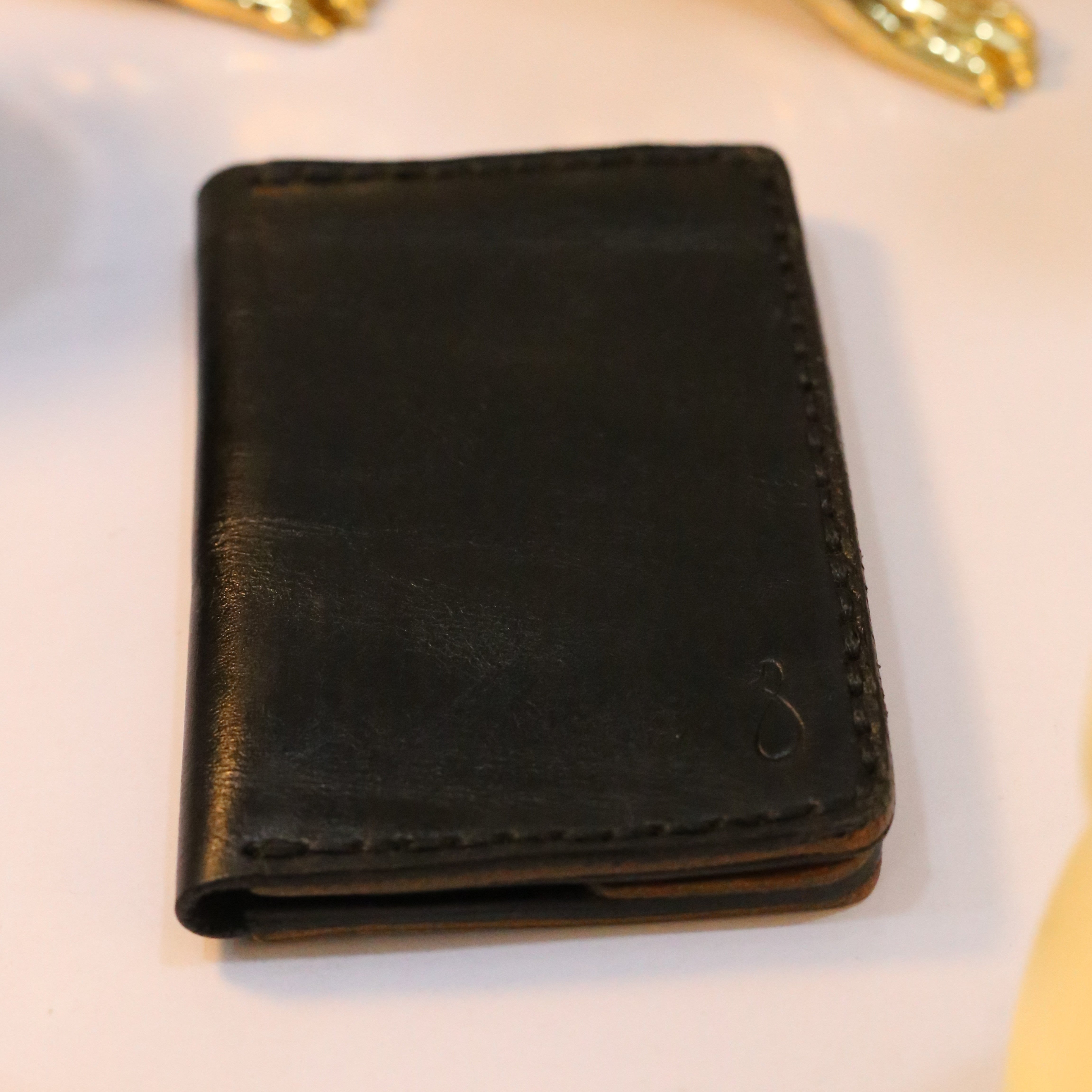 W5 Handmade Leather Wallet Black & Brown